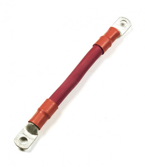12" @ 2/0 AWG Positive Stud Battery Harness - Red  84-9693