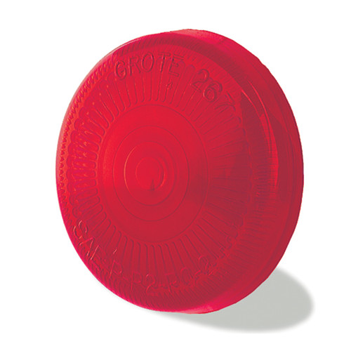 2-1/2" Clearance/Marker Surface Mount Replacement Lens - Red  90162