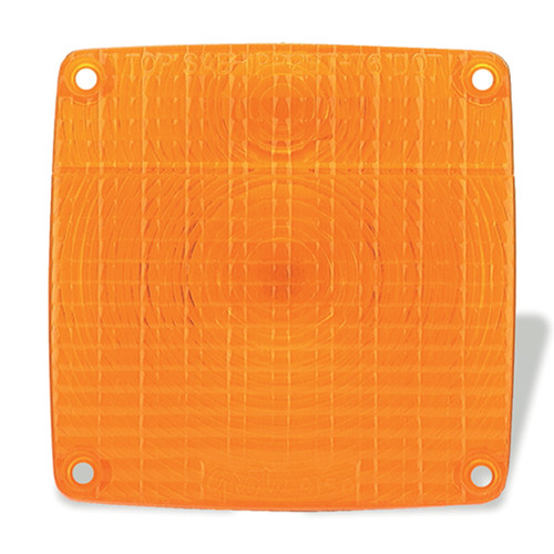 Stop/Tail/Turn Pedestal Replacement Lens - Amber  91503
