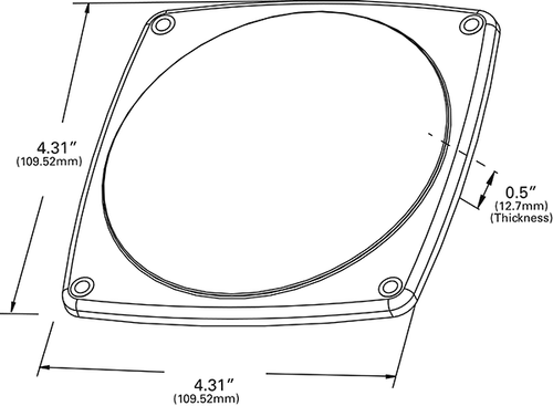 Stop/Tail/Turn Replacement Lens - Red  92792