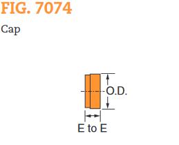 Fig. 7074 Cap 1"