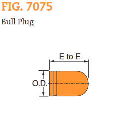 Fig. 7075 Bull Plug 2"