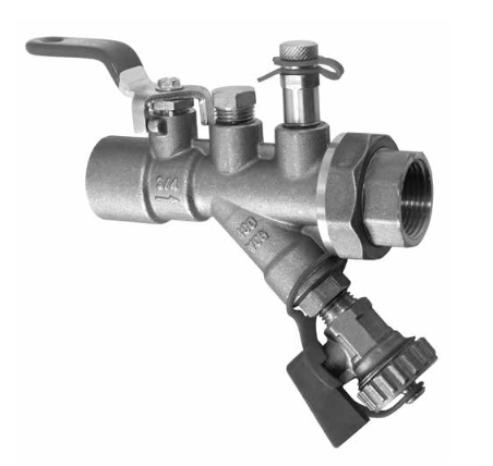 Fig. 92ST DZR Brass Ball Valve /w Strainer 2"