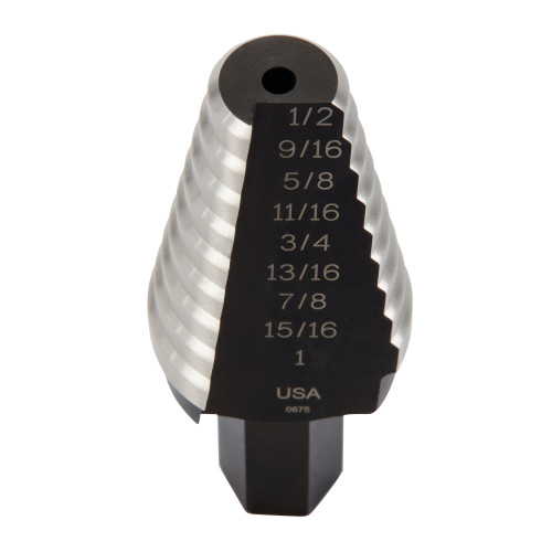 UNIBIT® 9/16 - 1" #20 High Speed Steel Step Drill Bit   10220