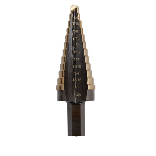 UNIBIT® 3/16 - 7/8" #4 Cobalt Alloy Steel Step Drill Bit   10234CB