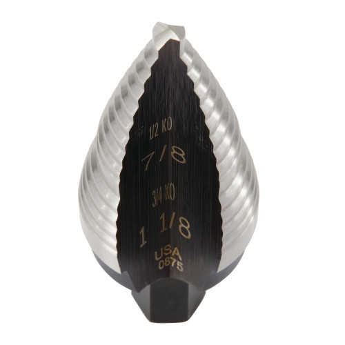 UNIBIT® 7/8 - 1-1/8" #9 High Speed Steel Step Drill Bit   10239