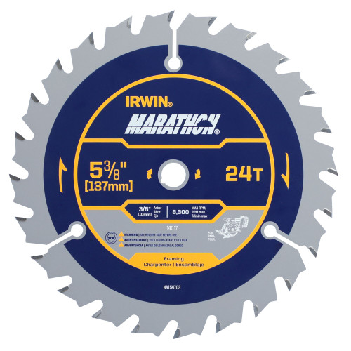 5 Pc. 5-3/8" 24T Marathon® Circular Saw Blade   14017