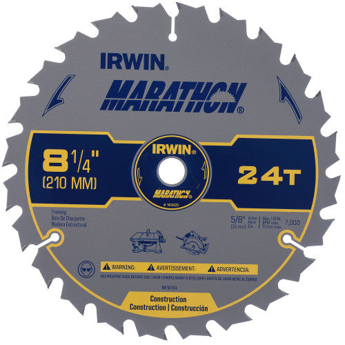 5 Pc. 8-1/4" 24T Marathon® Circular Saw Blade   14050ZR