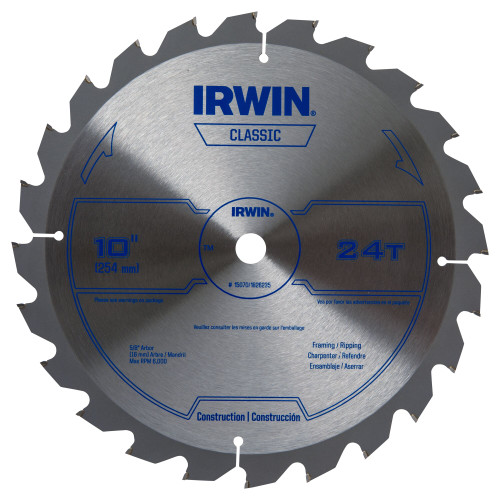 5 Pc. 10" 24T Classic Series Circular Saw Blade   15070