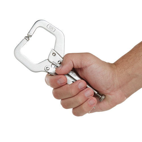 6" Vise-Grip® Locking C-Clamp w/ Regular Tips   17