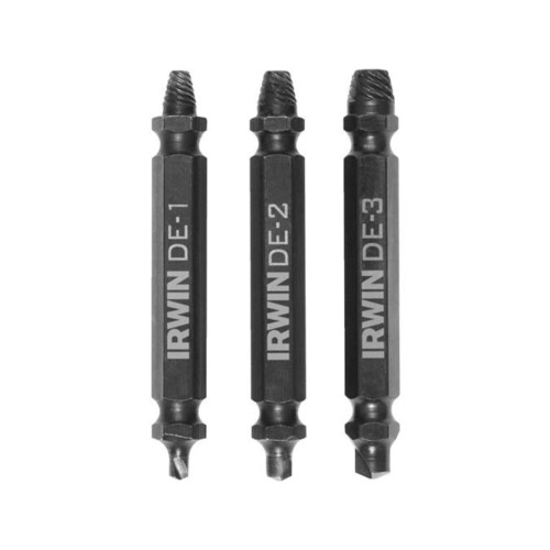 3 Pc. Double-Ended Screw Extractor Insert Bit Set   1876224