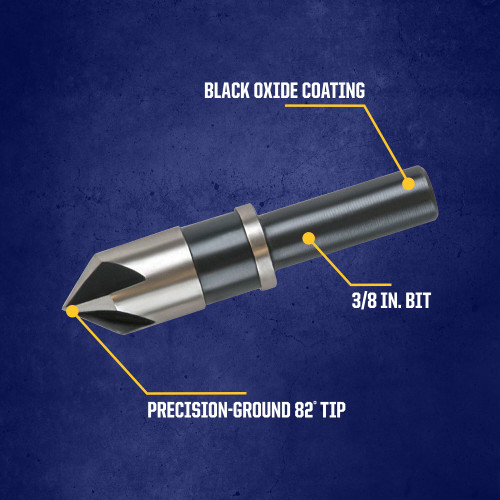 3/8" 82° High Speed Steel Countersink Bit   1877715