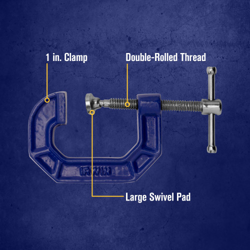1" Quick-Grip® C-Clamp   225101ZR