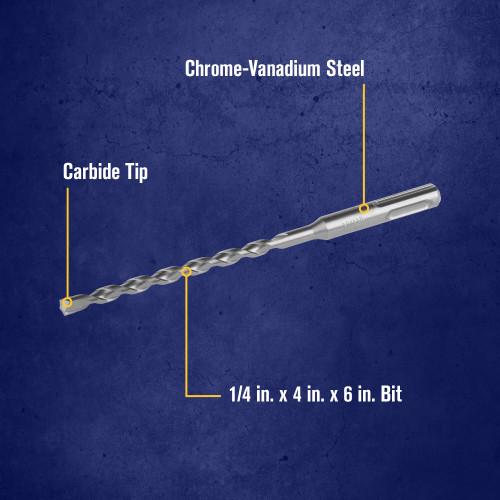 1/4 x 4 x 6" SDS-Plus® Hammer Drill Bit   322017