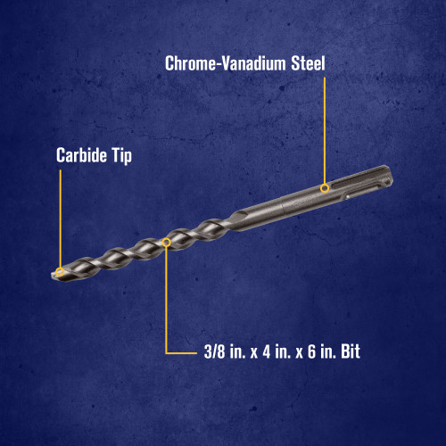 3/8 X 4 X 6" SDS-Plus® Hammer Drill Bit   322024