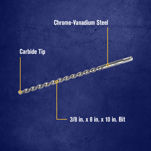 3/8 X 8 X 10" SDS-Plus® Hammer Drill Bit   322025