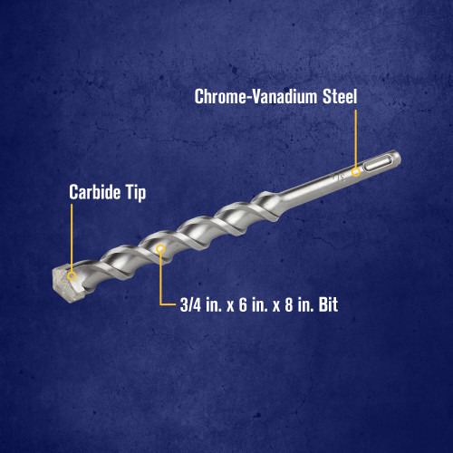 3/4 X 6 X 8" SDS-Plus® Hammer Drill Bit   322047
