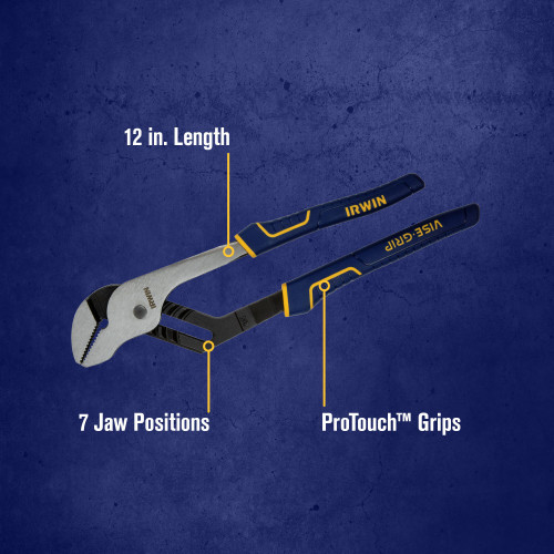 12" Vise-Grip® Straight Jaw Groove Joint Plier   4935322