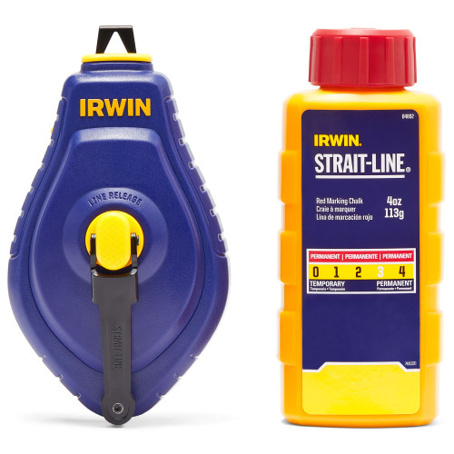 Strait-Line® SPEEDLINE® Chalk Reel w/ Red Chalk   IWHT48442RC