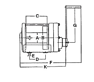 1,653 Ibs. Capacity SH/D Hand Winch 113264