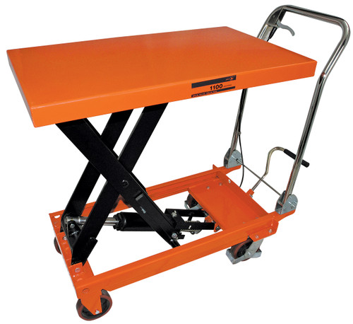 1,100 Ibs. Capacity Hydraulic Scissor Lift Pushcart 190968