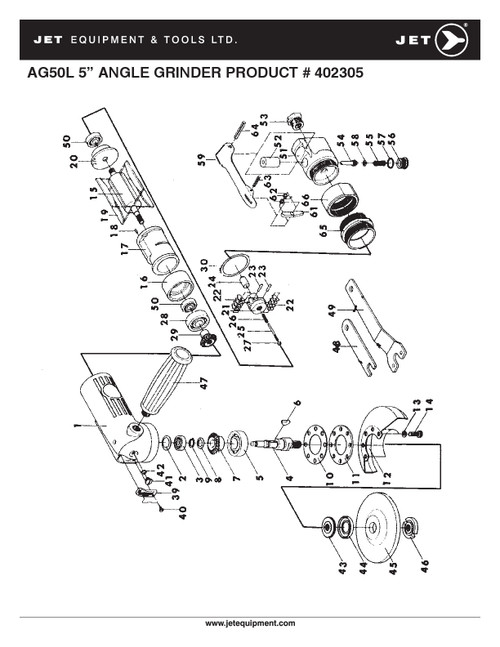5" Standard Duty Angle Grinder 402305