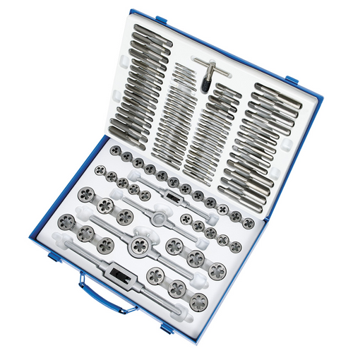 110 Pc. SAE/Metric Alloy Tap & Die Set 530120