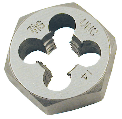 5mm-0.8 Coarse Alloy Steel Metric Hex Die (1" Hex) 530811