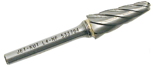 JET-KUT® Taper Shape Burr (Radius End) - For non-ferrous materials 533704