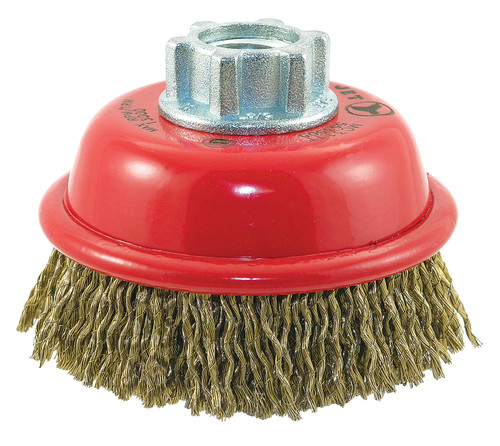3 x 5/8"-11 NC MAXI-CRIMPED Premium Crimped Wire Cup Brush 553505