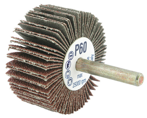 1 x 1 x 1/4" A60 Shaft Mounted Flapwheel 560122