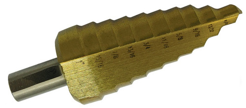 1/4 ~ 1" @ 10 Steps JET-KUT® Premium M35 HSS Step Drill 579212
