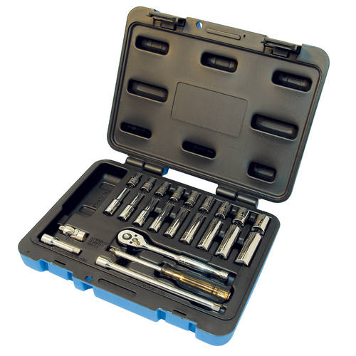 24 Pc. 1/4" Drive SAE Socket Wrench Set - 6 Point  600115