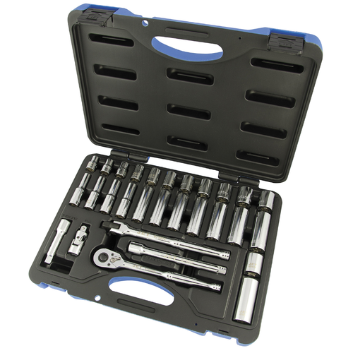 30 Pc. 3/8" Drive Metric Socket Wrench Set - 6 Point  600234