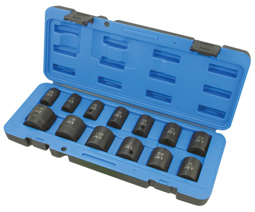 13 Pc. 1/2" Drive SAE Impact Socket Set - 6 Point  610321