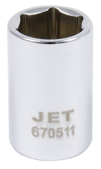 1/4" Drive x 6mm Regular Chrome Socket - 6 Point  670506