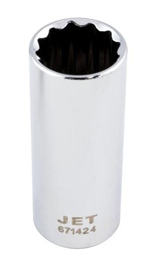 3/8" Drive x 7/16" Deep Chrome Socket - 12 Point  671414