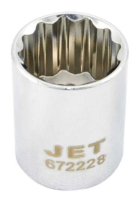 3/8" Drive x 10mm Regular Chrome Socket - 12 Point  671610
