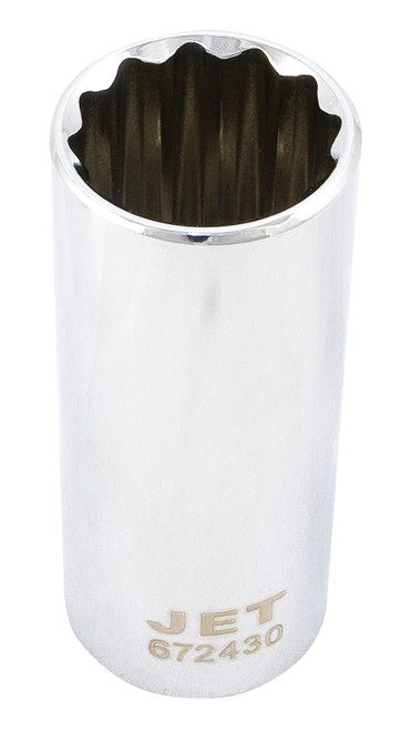 1/2" Drive x 7/8" Deep Chrome Socket - 12 Point  672428