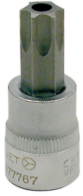 1/4" Drive x T20 S2 Steel 1-1/2" Long Tamperproof Torx® Bit Socket 677708