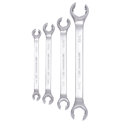 4 Pc. SAE Polished Flare Nut Wrench Set  719005