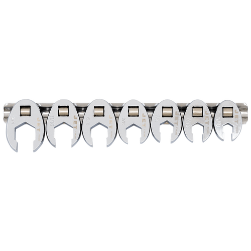 7 Pc. 3/8" Drive SAE Flare Nut Crowfoot Wrench Set - 6 Point  719112
