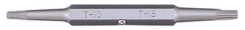 T10 x T15 Torx® Replacement Bit 720596
