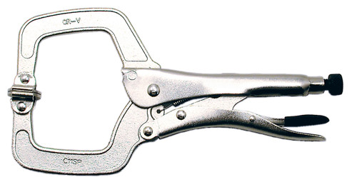 11" Locking C-Clamp with Swivel Pads 730557