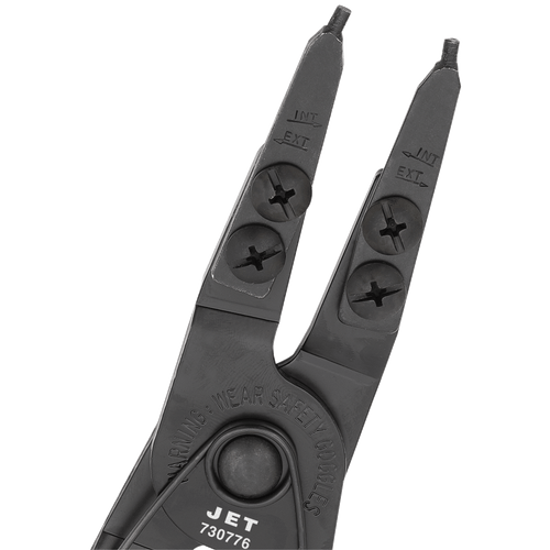 10-1/2" H/D Internal Ratcheting Snap Ring Plier w/Replaceable Tips  730776