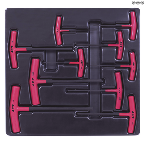 10 Pc. SAE T Handle Hex Key Set 775109