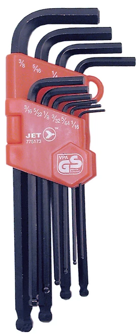 10 Pc. SAE Ball Nose Hex Key Set 775173