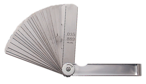 32 Blade Steel Feeler Gauge Set  H1859