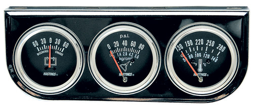 Triple Ammeter/Oil Pressure/Water Temperature Gauge Kit  HTA1308
