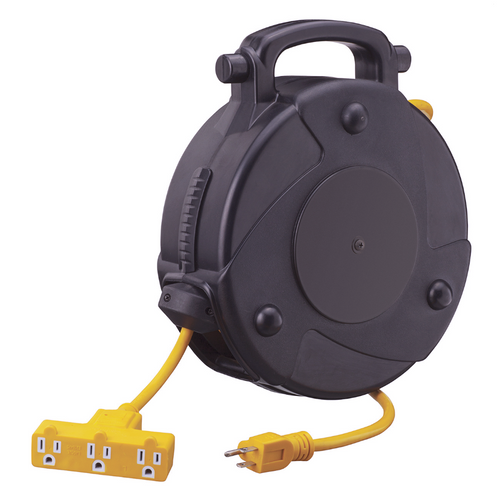 14 Gauge 50' ABS Retractable Extension Cord Reel 849876